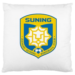 Jiangsu Suning F C  Large Cushion Case (one Side) by Valentinaart