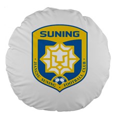 Jiangsu Suning F C  Large 18  Premium Round Cushions by Valentinaart