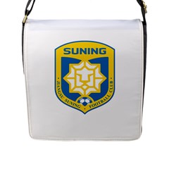 Jiangsu Suning F C  Flap Messenger Bag (l)  by Valentinaart