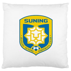 Jiangsu Suning F C  Large Flano Cushion Case (one Side) by Valentinaart