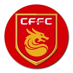 Hebei China Fortune F C  Round Mousepads by Valentinaart