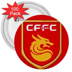 Hebei China Fortune F C  3  Buttons (100 Pack)  by Valentinaart