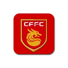 Hebei China Fortune F C  Rubber Coaster (square)  by Valentinaart