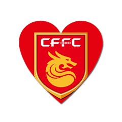 Hebei China Fortune F C  Heart Magnet by Valentinaart