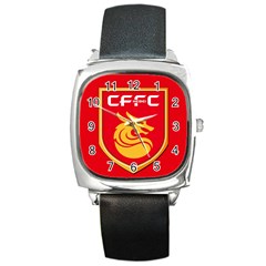 Hebei China Fortune F C  Square Metal Watch by Valentinaart