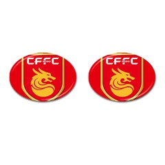 Hebei China Fortune F C  Cufflinks (oval) by Valentinaart