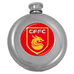 Hebei China Fortune F C  Round Hip Flask (5 Oz) by Valentinaart