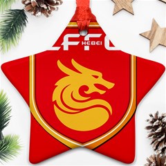 Hebei China Fortune F C  Star Ornament (two Sides) by Valentinaart