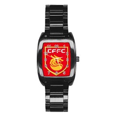 Hebei China Fortune F C  Stainless Steel Barrel Watch by Valentinaart