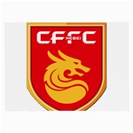 Hebei China Fortune F.C. Large Glasses Cloth (2-Side) Front