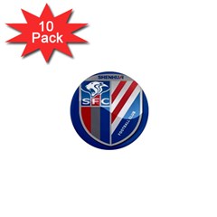 Shanghai Greenland Shenhua F C  1  Mini Magnet (10 Pack)  by Valentinaart