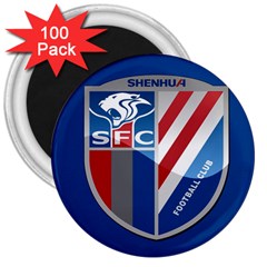 Shanghai Greenland Shenhua F C  3  Magnets (100 Pack) by Valentinaart