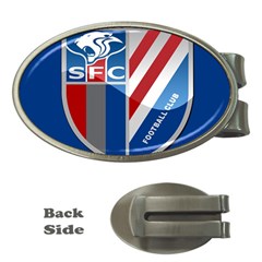 Shanghai Greenland Shenhua F C  Money Clips (oval)  by Valentinaart