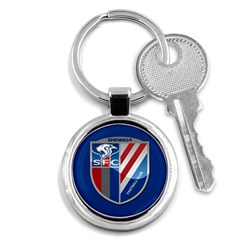 Shanghai Greenland Shenhua F C  Key Chains (round)  by Valentinaart