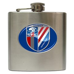 Shanghai Greenland Shenhua F C  Hip Flask (6 Oz) by Valentinaart