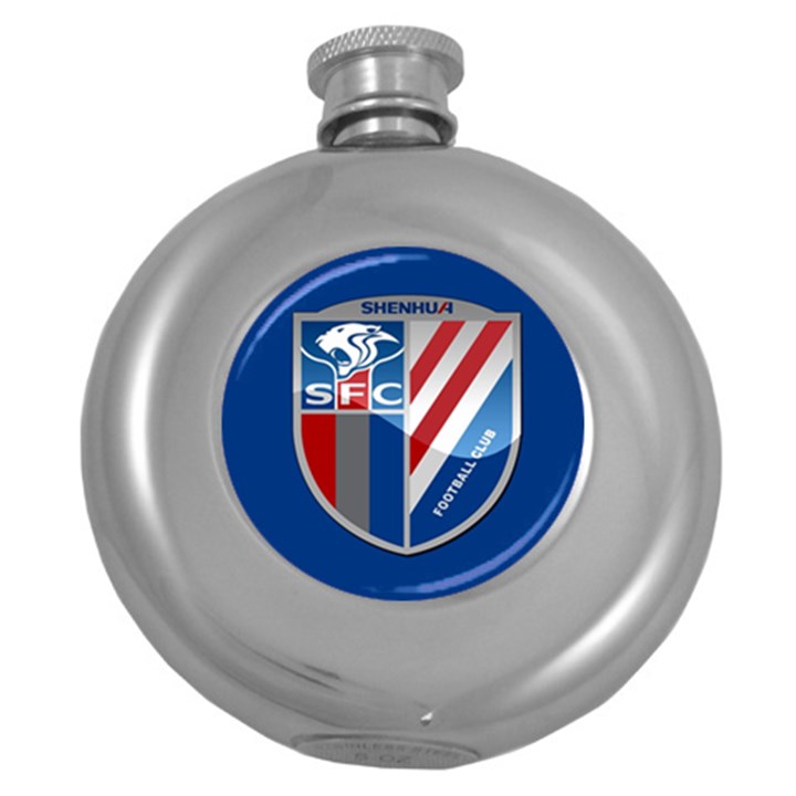 Shanghai Greenland Shenhua F.C. Round Hip Flask (5 oz)