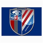 Shanghai Greenland Shenhua F.C. Large Glasses Cloth (2-Side) Front