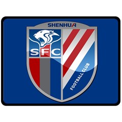 Shanghai Greenland Shenhua F C  Fleece Blanket (large)  by Valentinaart