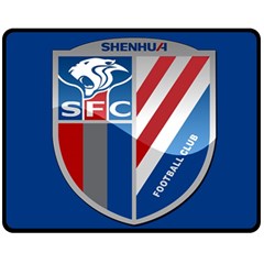 Shanghai Greenland Shenhua F C  Fleece Blanket (medium)  by Valentinaart