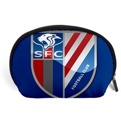 Shanghai Greenland Shenhua F C  Accessory Pouches (large)  by Valentinaart