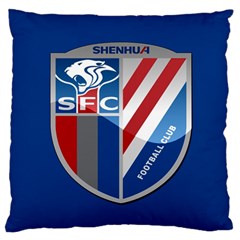 Shanghai Greenland Shenhua F C  Standard Flano Cushion Case (one Side) by Valentinaart