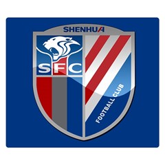 Shanghai Greenland Shenhua F C  Double Sided Flano Blanket (small)  by Valentinaart