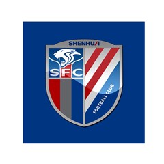 Shanghai Greenland Shenhua F C  Small Satin Scarf (square) by Valentinaart