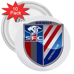 Shanghai Greenland Shenhua F C  3  Buttons (10 Pack)  by Valentinaart