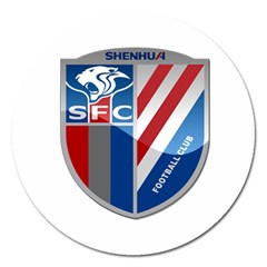 Shanghai Greenland Shenhua F C  Magnet 5  (round) by Valentinaart