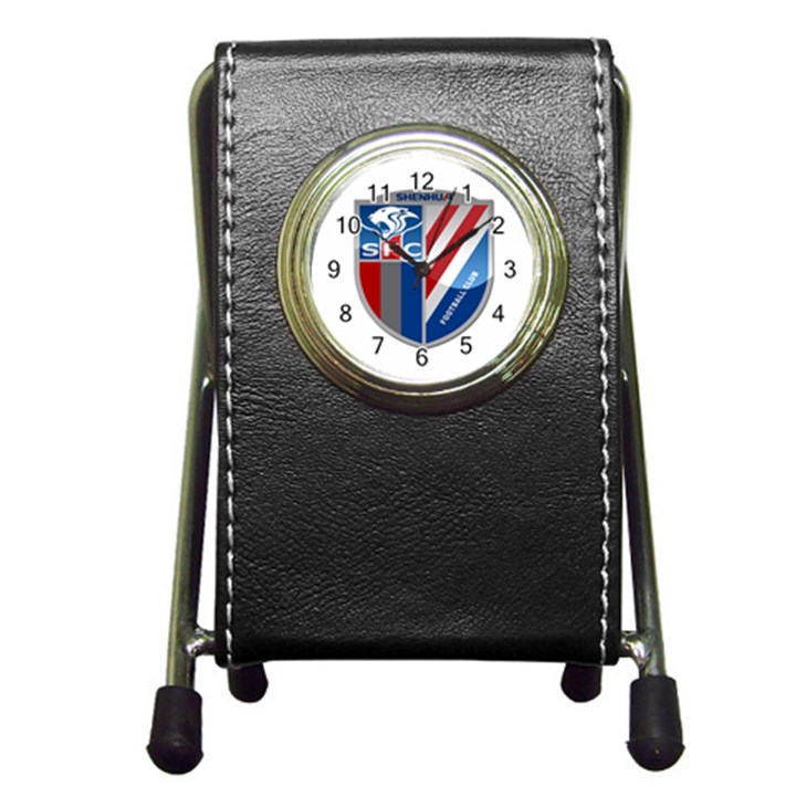 Shanghai Greenland Shenhua F.C. Pen Holder Desk Clocks