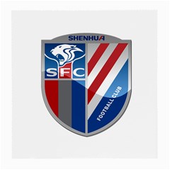 Shanghai Greenland Shenhua F C  Medium Glasses Cloth (2-side) by Valentinaart