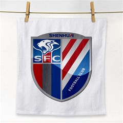 Shanghai Greenland Shenhua F C  Face Towel by Valentinaart