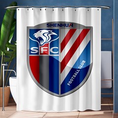 Shanghai Greenland Shenhua F C  Shower Curtain 60  X 72  (medium)  by Valentinaart