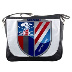 Shanghai Greenland Shenhua F C  Messenger Bags by Valentinaart