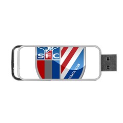 Shanghai Greenland Shenhua F C  Portable Usb Flash (one Side) by Valentinaart