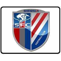 Shanghai Greenland Shenhua F C  Double Sided Fleece Blanket (medium)  by Valentinaart