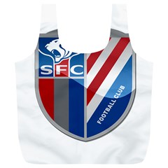 Shanghai Greenland Shenhua F C  Full Print Recycle Bags (l)  by Valentinaart