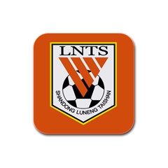 Shandong Luneng Taishan F C  Rubber Square Coaster (4 Pack)  by Valentinaart