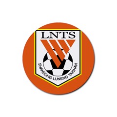 Shandong Luneng Taishan F C  Rubber Coaster (round)  by Valentinaart