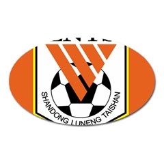 Shandong Luneng Taishan F C  Oval Magnet by Valentinaart