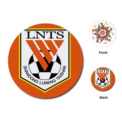 Shandong Luneng Taishan F C  Playing Cards (round)  by Valentinaart