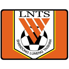 Shandong Luneng Taishan F C  Fleece Blanket (large)  by Valentinaart