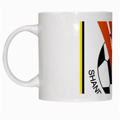 Shandong Luneng Taishan F C  White Mugs by Valentinaart