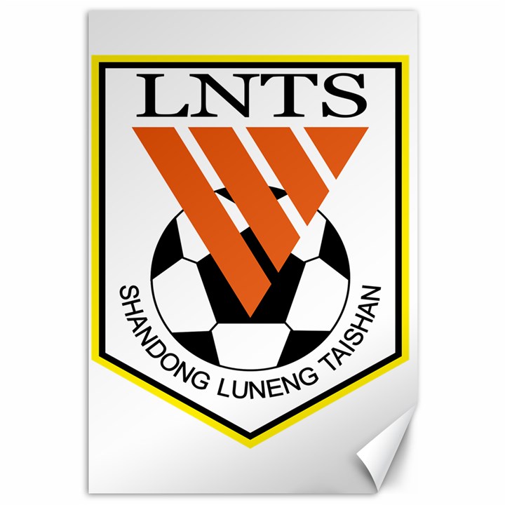 Shandong Luneng Taishan F.C. Canvas 12  x 18  