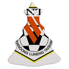 Shandong Luneng Taishan F C  Ornament (christmas Tree)  by Valentinaart