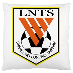 Shandong Luneng Taishan F C  Large Cushion Case (one Side) by Valentinaart