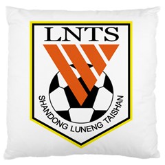 Shandong Luneng Taishan F C  Large Flano Cushion Case (one Side) by Valentinaart