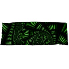 Fractal Drawing Green Spirals Body Pillow Case Dakimakura (two Sides) by Simbadda