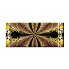 Fractal Yellow Butterfly In 3d Glass Frame Cosmetic Storage Cases by Simbadda