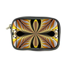 Fractal Yellow Butterfly In 3d Glass Frame Coin Purse by Simbadda